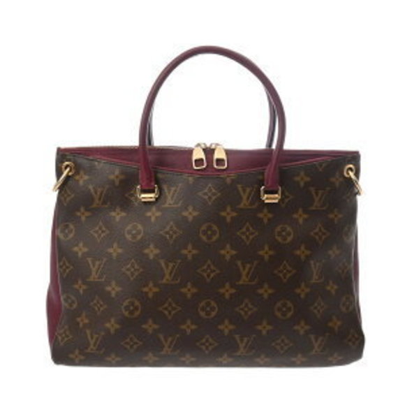 Louis Vuitton Monogram Pallas Raisin Leather Handbag - Picture 1 of 9